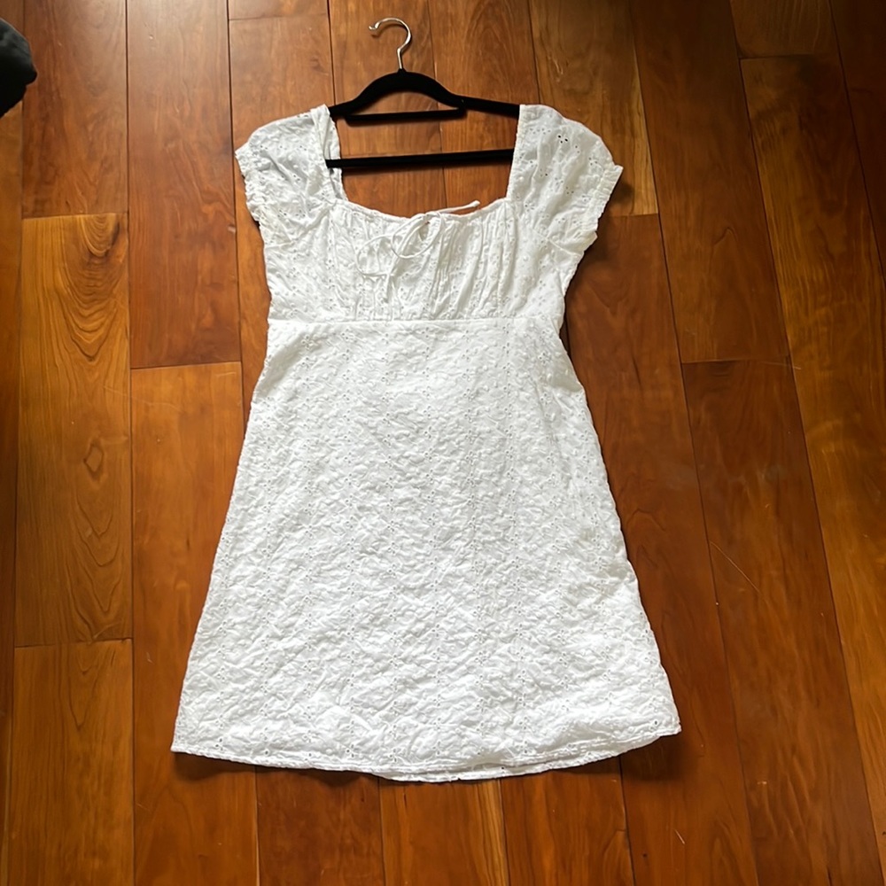 Hollister white dress